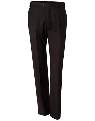 BENCHMARK Men's Polyviscose Flexi Waist Stretch Pants M9340 Corporate Wear Benchmark Black 77