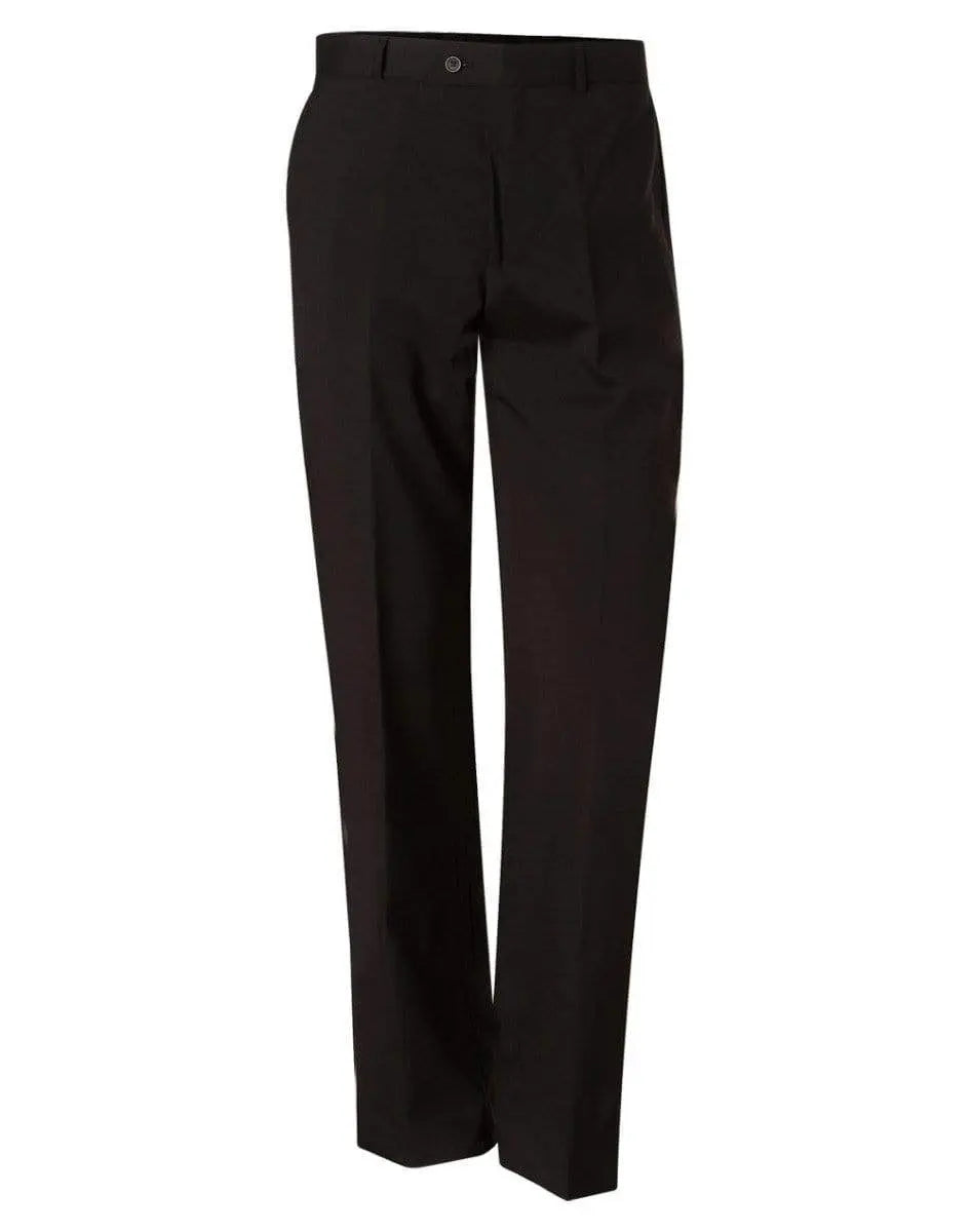 BENCHMARK Men's Wool Blend Stretch Pants M9300 Corporate Wear Benchmark Black 77