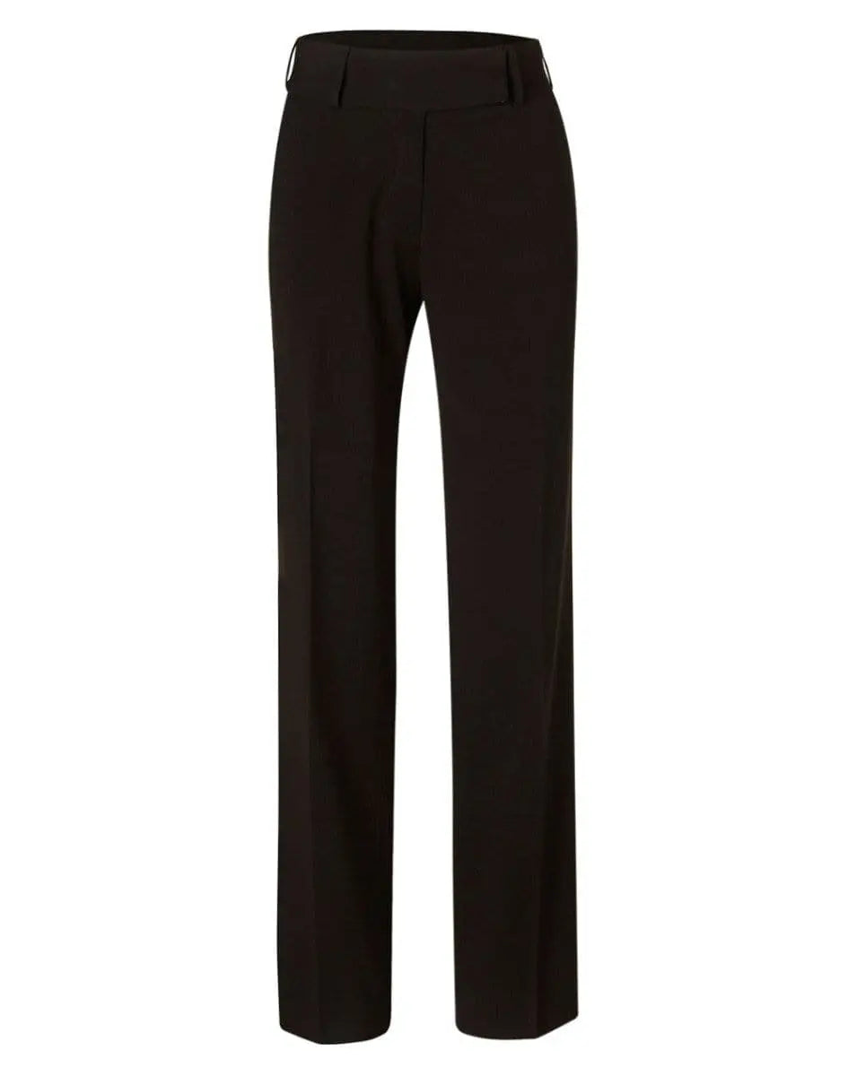 BENCHMARK Women's Poly/Viscose Stretch Stripe Low Rise Pants M9430 Corporate Wear Benchmark Black/Charcoal 6