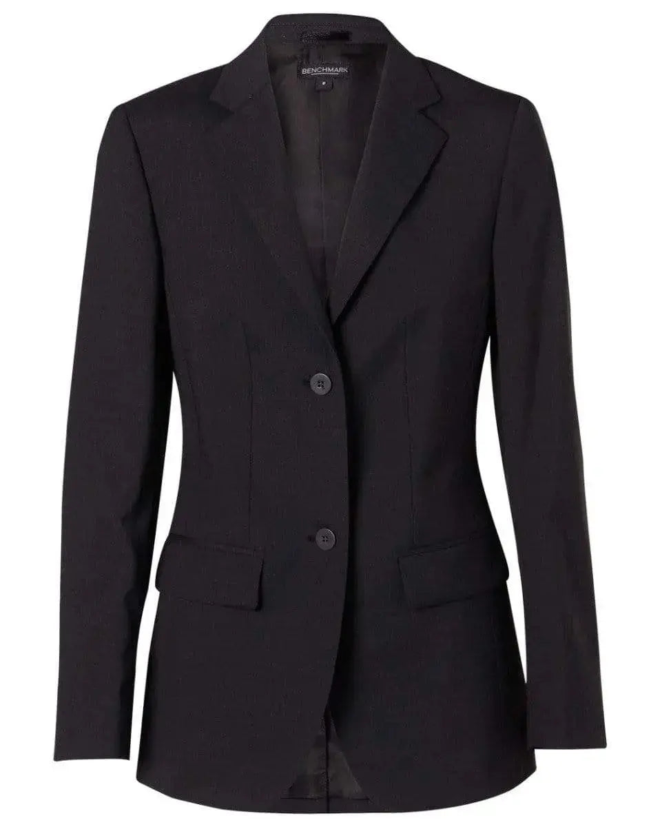 BENCHMARK Women's Wool Blend Stretch Mid Length Jacket M9200 Metro Workwear.