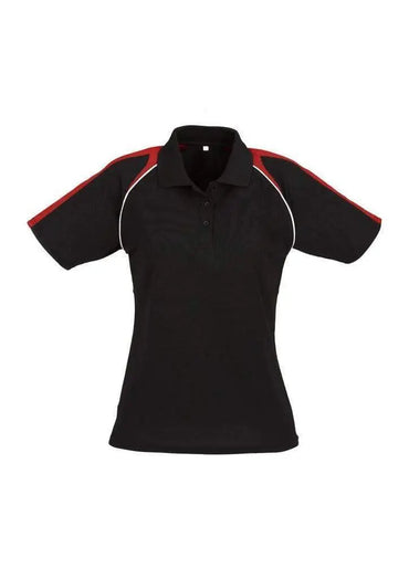 Biz Collection Casual Wear Black/Red/White / 10 Biz Collection Women’s Triton Polo P225LS