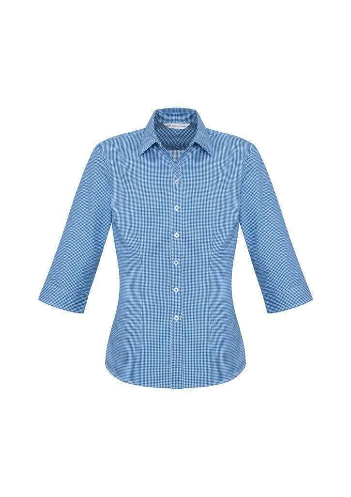 Biz Collection Corporate Wear French Blue / 6 Biz Collection Women’s Ellison 3/4 Sleeve Shirt S716lt