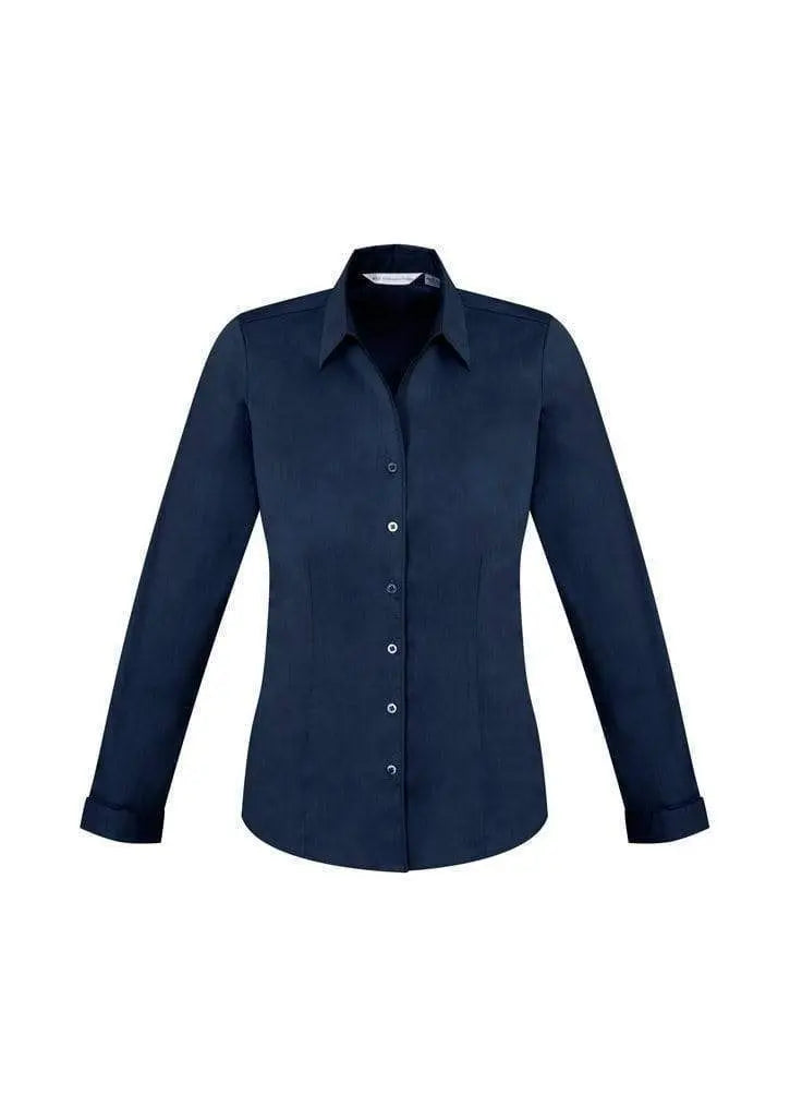 Biz Collection Corporate Wear Ink / 6 Biz Collection Women’s Monaco Long Sleeve Shirt S770ll