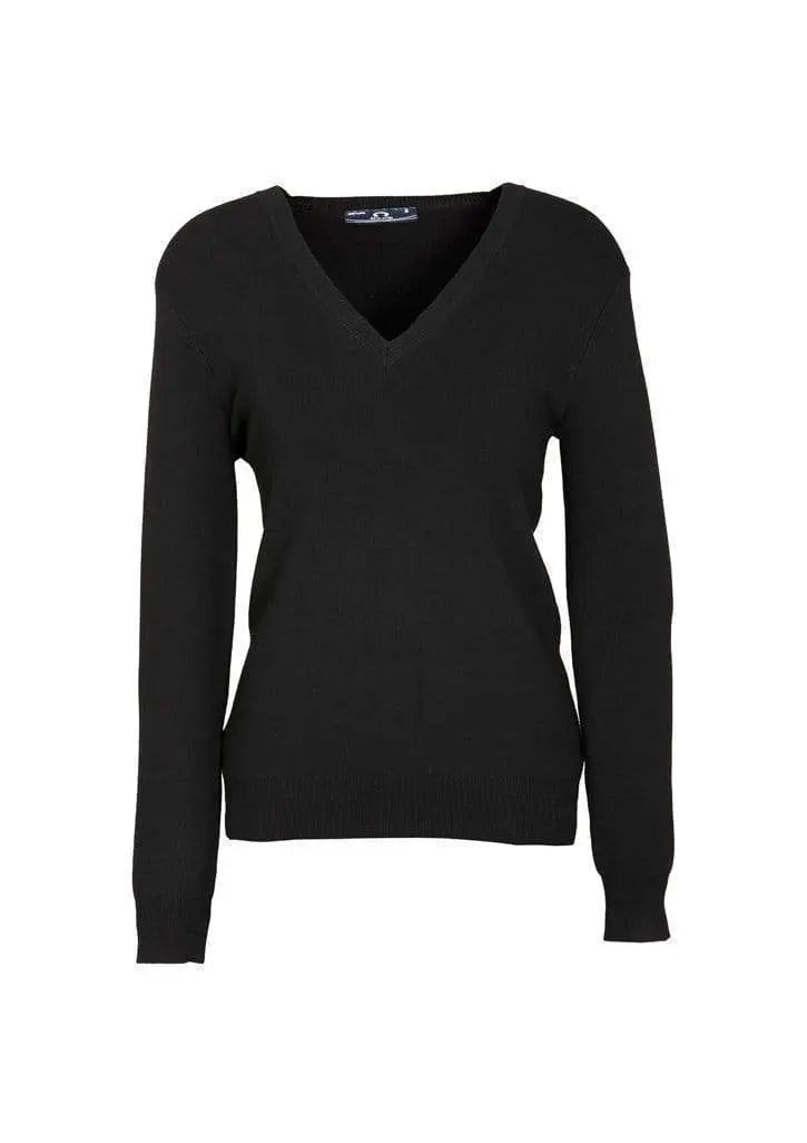 Biz Collection Corporate Wear Black / S Biz Collection Women’s V-neck Pullover Lp3506