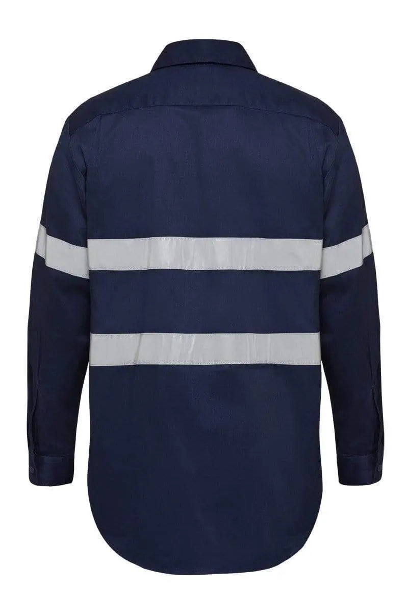 Hard Yakka Taped Long Sleeve Cotton Drill Shirt Y07227 Work Wear Hard Yakka