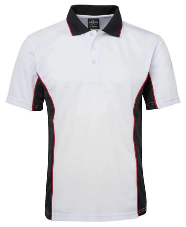 JB'S Contrast Polo 7PP Casual Wear Jb's Wear White/Black/Red S