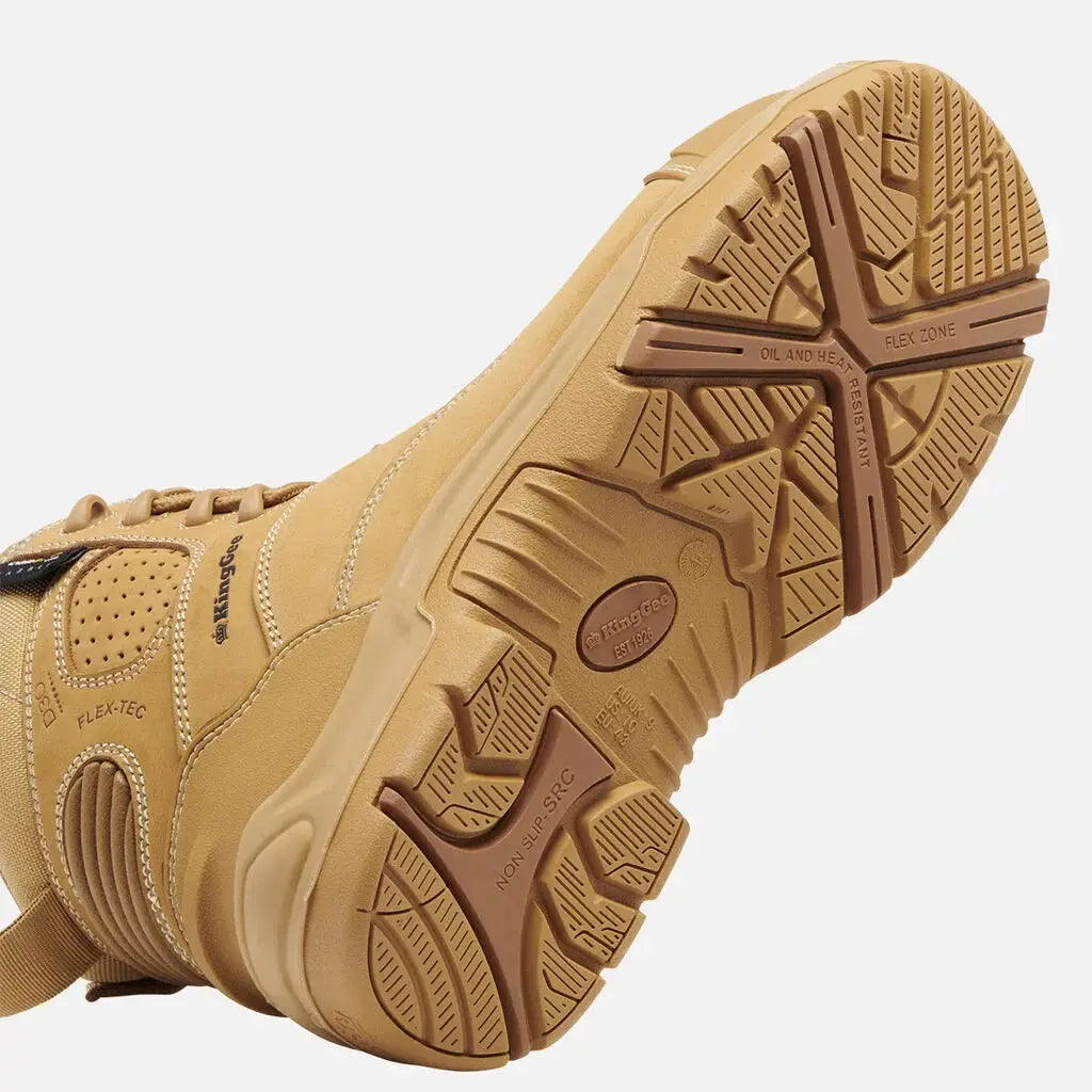 King Gee Onyx 6Z Puncture-Resistant Wheat Work Boot K27999 Metro Workwear