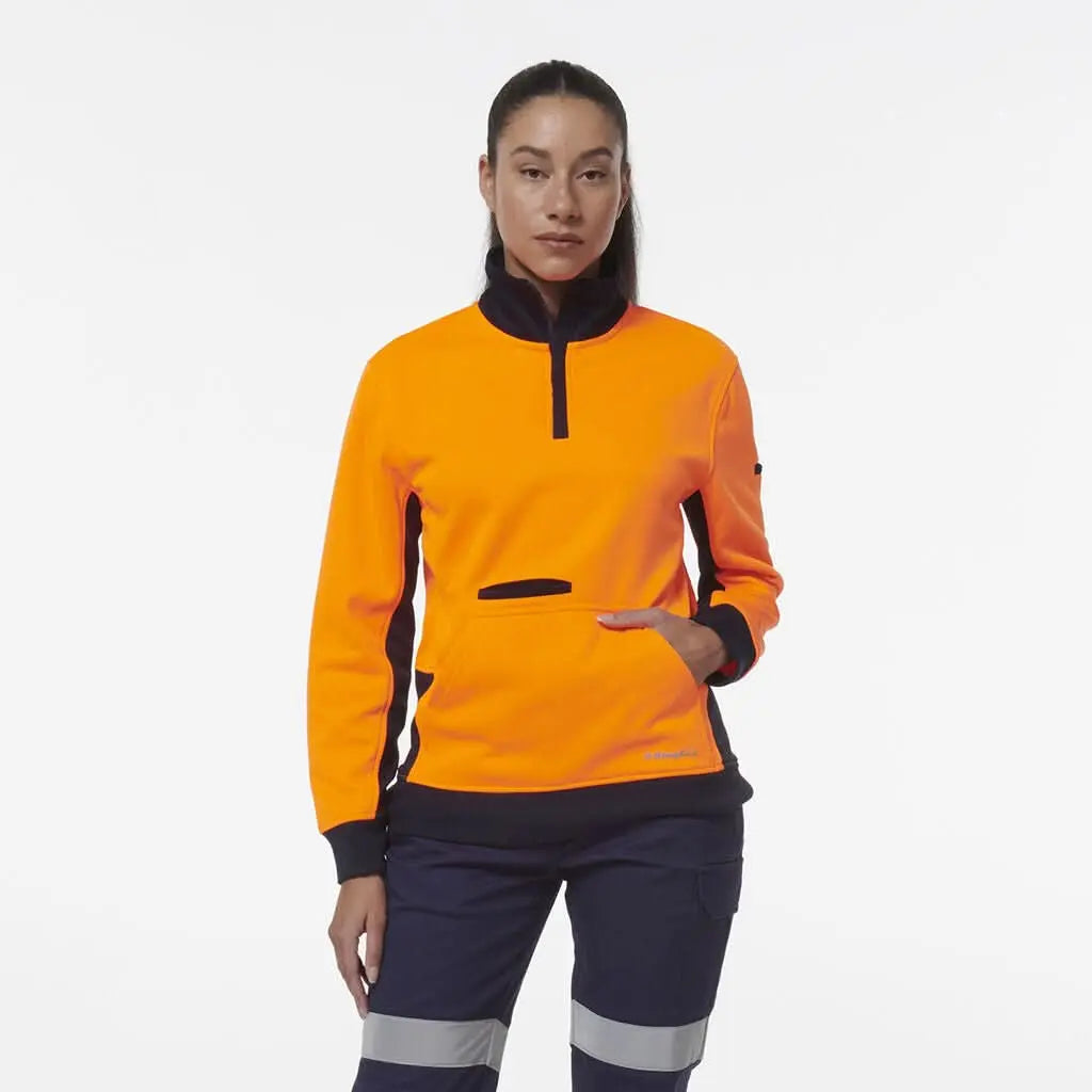 Kinggee Women's Spliced Taped 1/4 Zip Fleece K45009Â