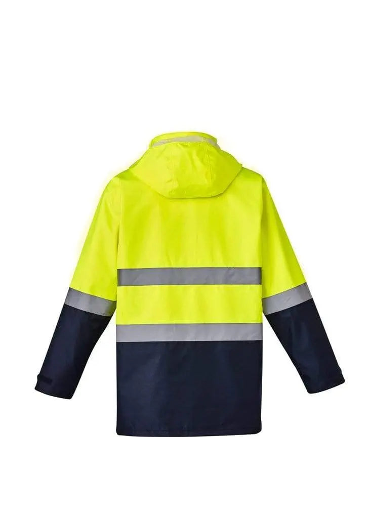 Syzmik Workwear Mens Hi Vis Basic 4 in 1 Waterproof Jacket ZJ220 flash uniforms