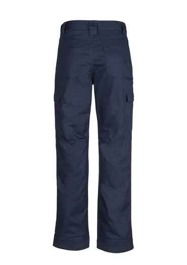 SYZMIK Men’s Midweight Drill Cargo Pants (Stout) ZW001S Work Wear Syzmik Navy 87S