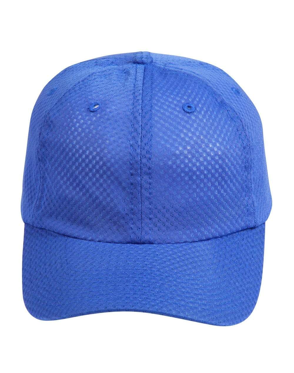 Athletic Mesh Cap CH20 Active Wear Winning Spirit Royal One size
