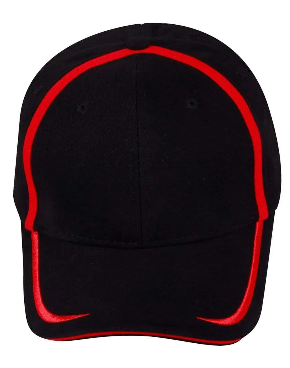 Contrast Trim Cap Ch75 Active Wear Winning Spirit Black/Red One size