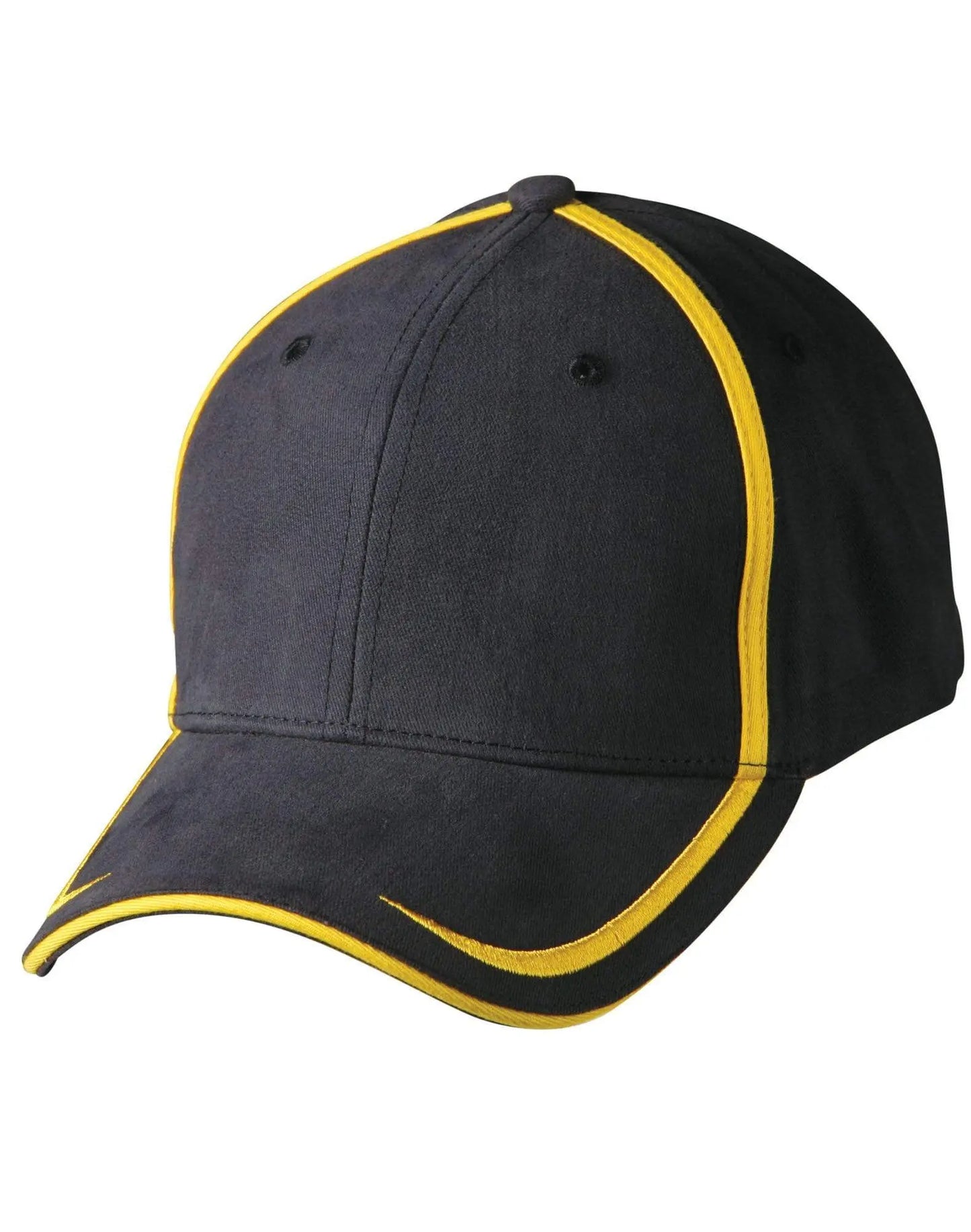 Contrast Trim Cap Ch75 Active Wear Winning Spirit Navy/Gold One size
