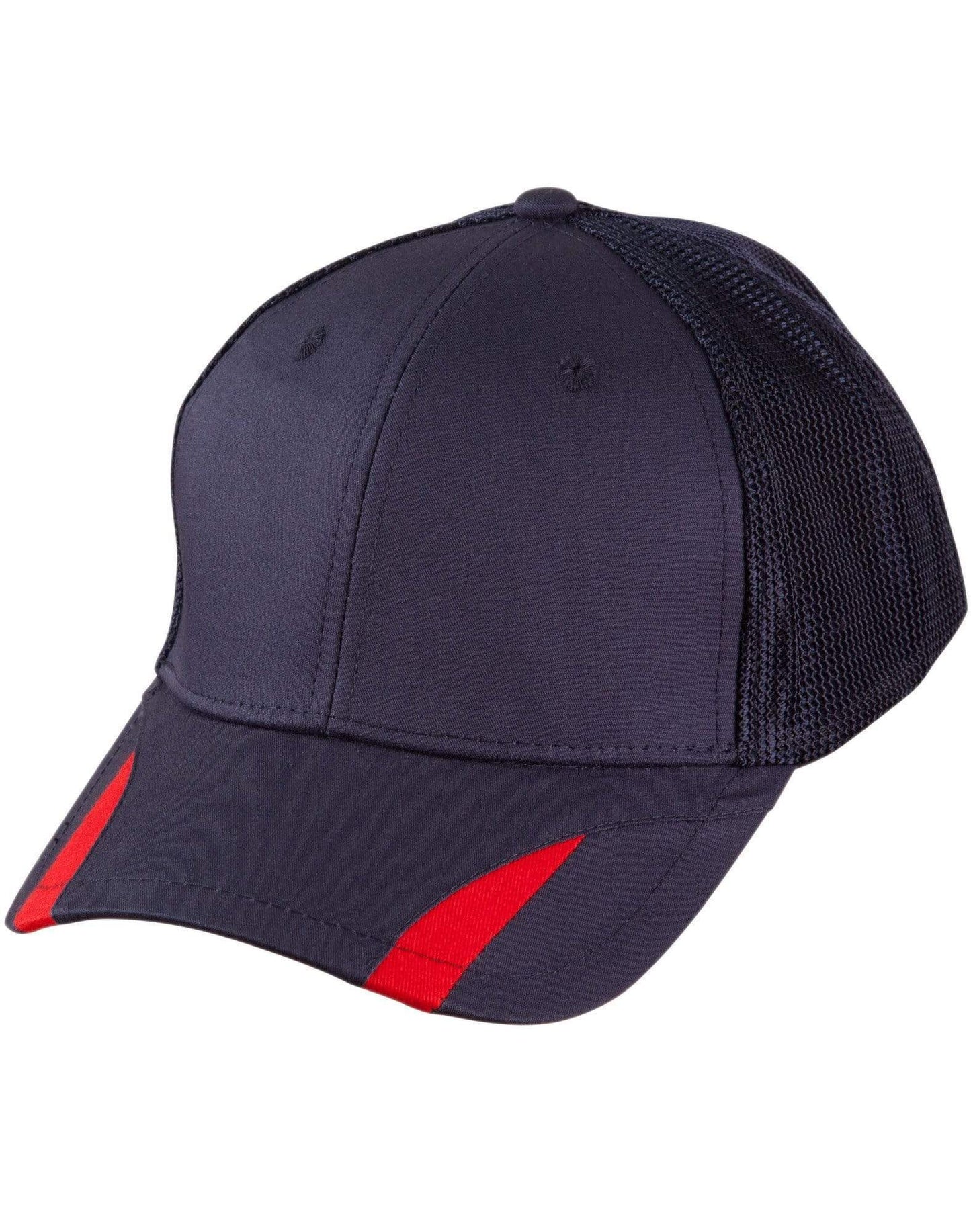 Contrast Peak Trim Cap Ch41 Active Wear Winning Spirit Navy/Red One size