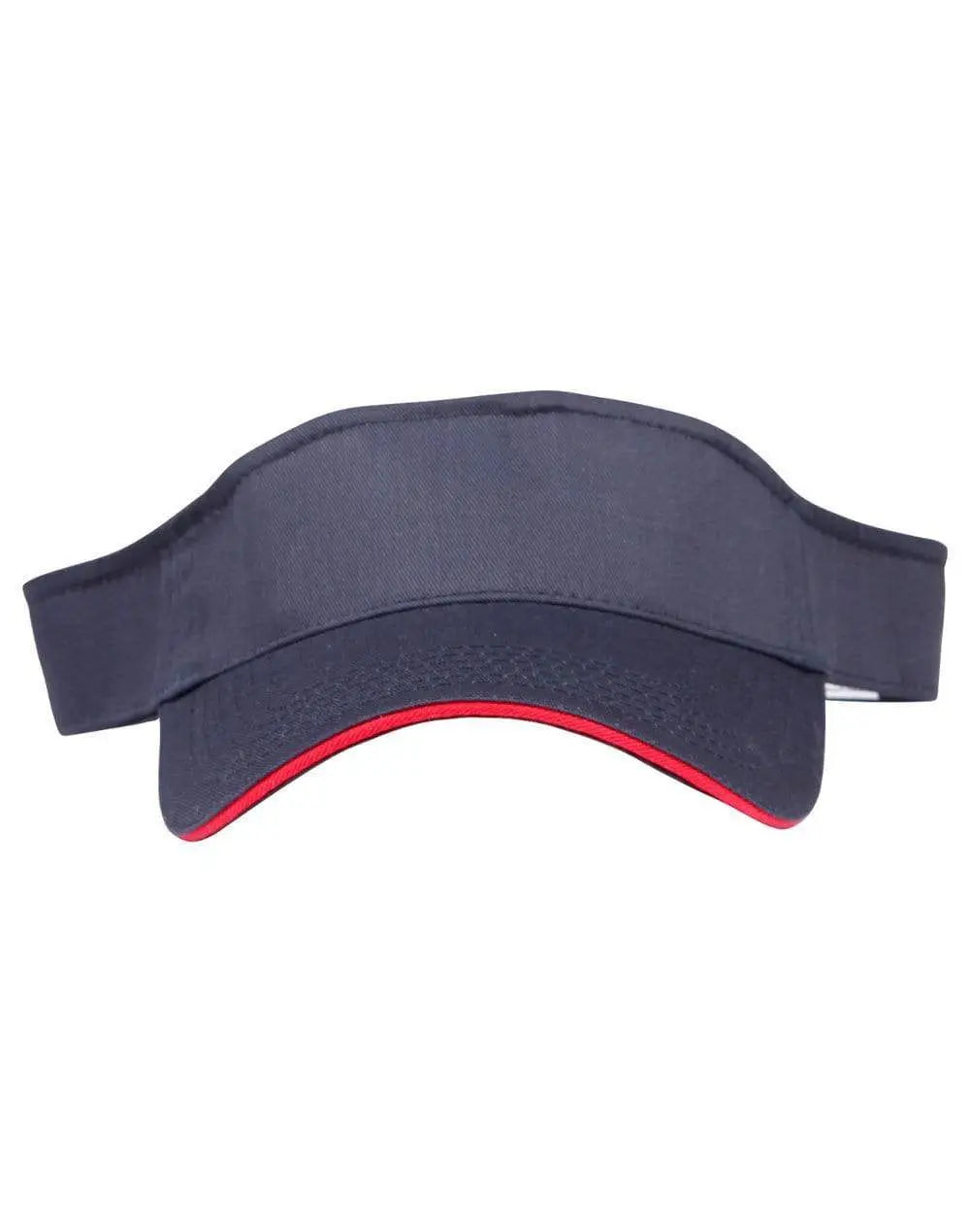 Contrast Sandwich Visor Ch49 Active Wear Winning Spirit Navy/Red One size