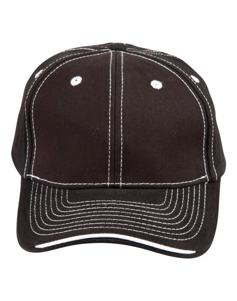 Contrast Trim Cap Ch65 Active Wear Winning Spirit Black/White One size