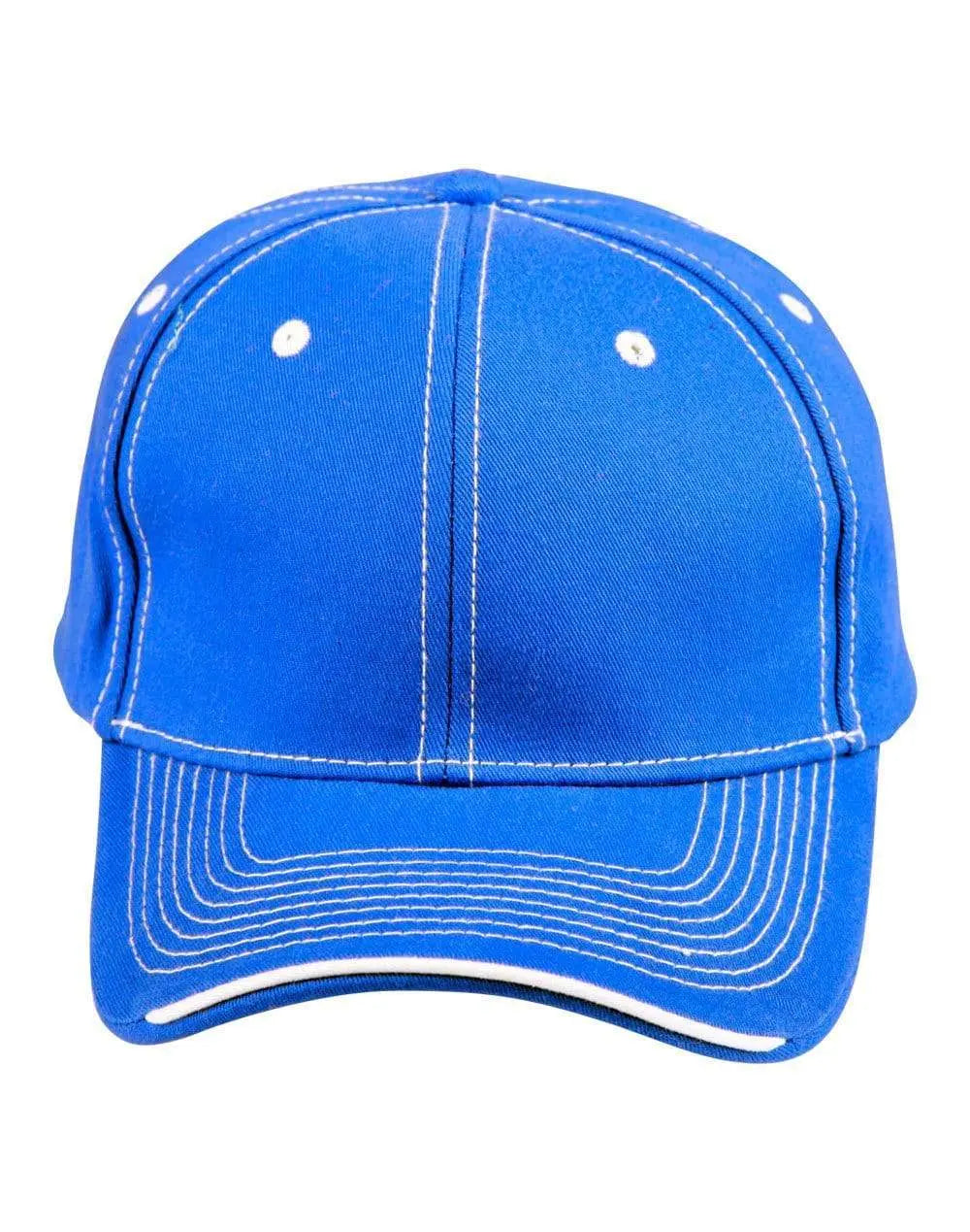 Contrast Trim Cap Ch65 Active Wear Winning Spirit Royal/White One size