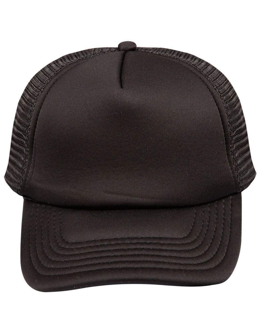 Contrast Trucker Cap Ch69 Active Wear Winning Spirit Black/Black One size