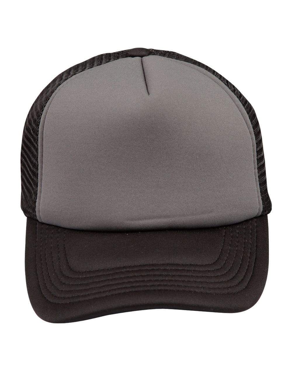 Contrast Trucker Cap Ch69 Active Wear Winning Spirit Grey/Black One size
