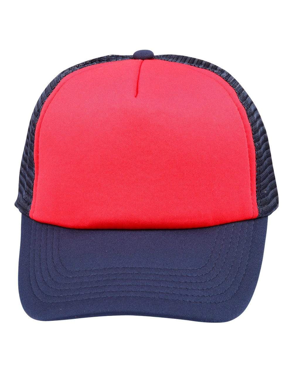 Contrast Trucker Cap Ch69 Active Wear Winning Spirit Red/Navy One size