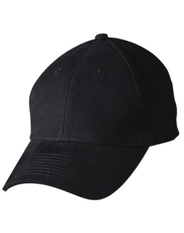 Heavy Brushed Cotton Cap With Buckle Ch35 Metro Workwear.