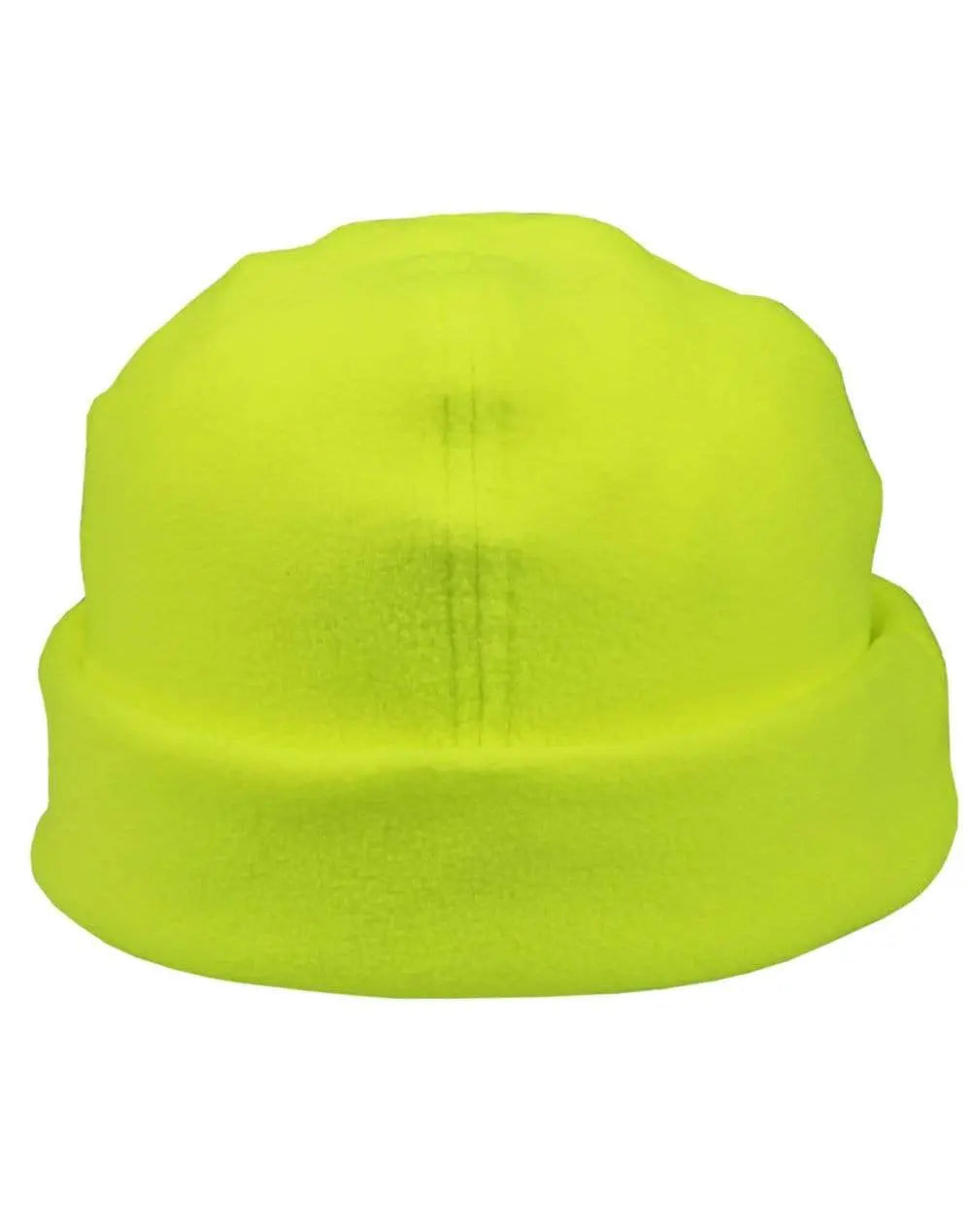 Polar Fleece Beanie Ch27 Active Wear Winning Spirit Fluoro Yellow One size fits most