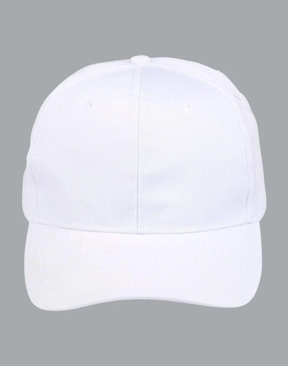 Polycotton Twill Cap Ch13 Active Wear Winning Spirit White One size