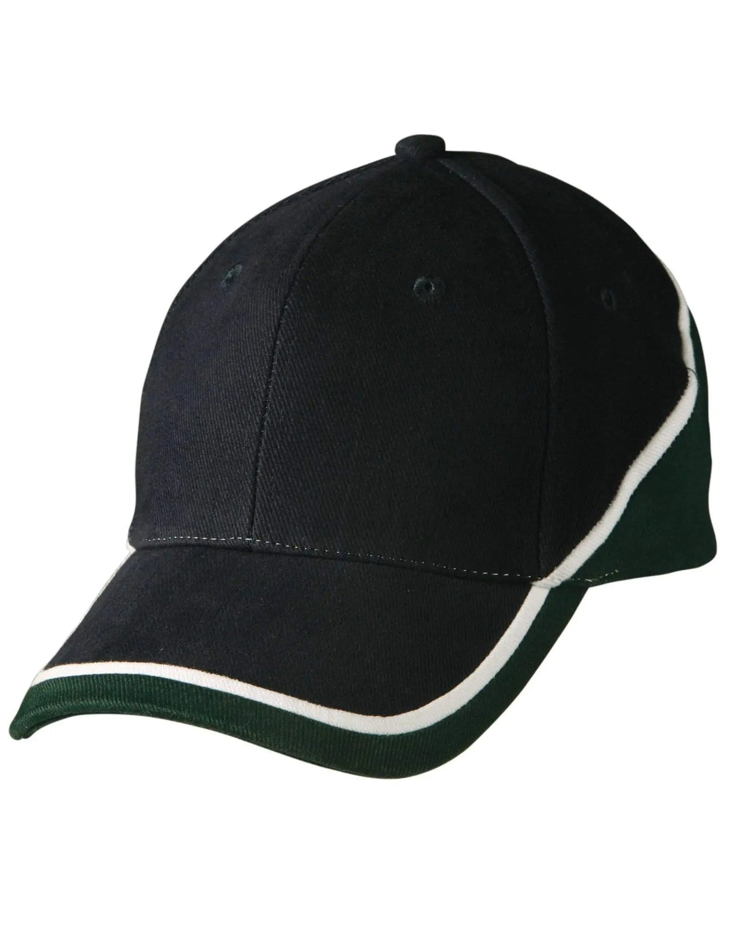 Tri Contrast Colours Cap Ch38 Active Wear Winning Spirit Navy/White/ Bottle One size