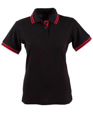 Grace Polo Women's Ps66 Casual Wear Winning Spirit Black/Red 8