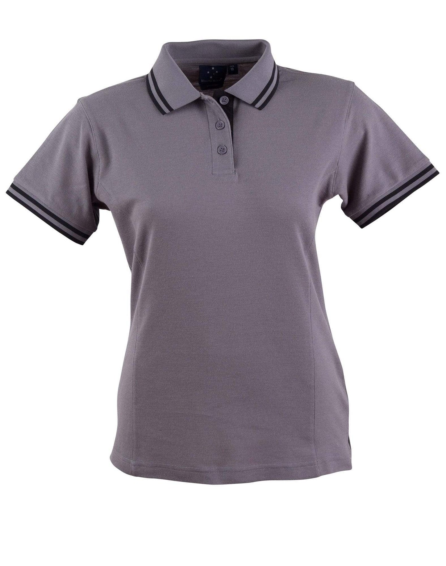 Grace Polo Women's Ps66 Casual Wear Winning Spirit Grey/Black 8
