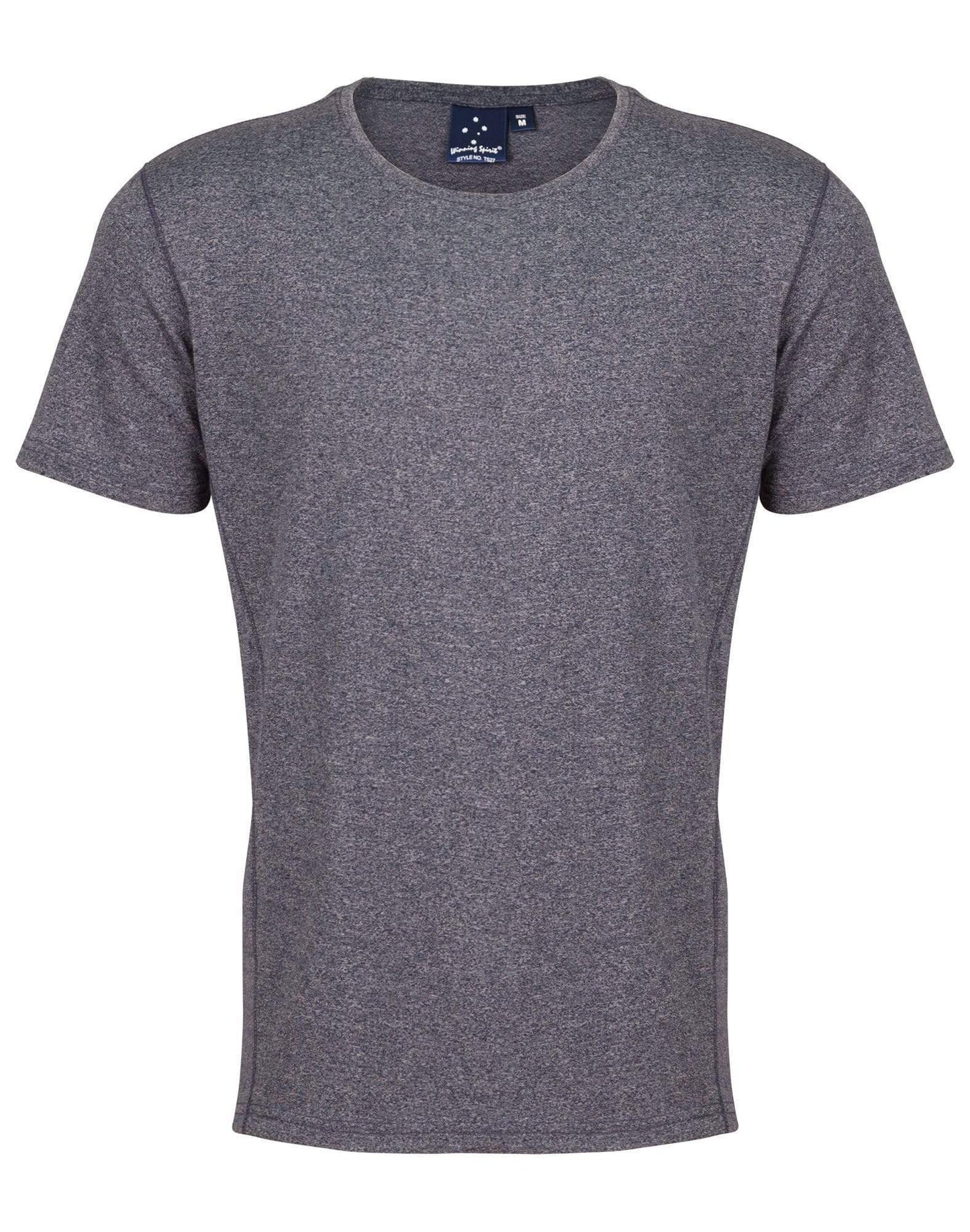 High Performance Heather Tee Men's Ts27 Casual Wear Winning Spirit Navy S