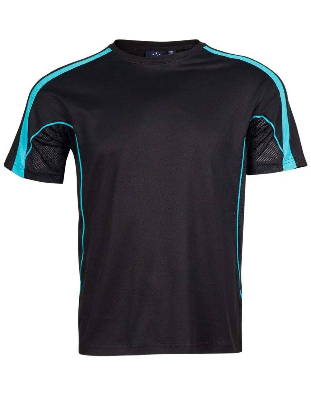 Legend Tee Shirt Kids Ts53k Casual Wear Winning Spirit Black/Aqua/Blue 4K