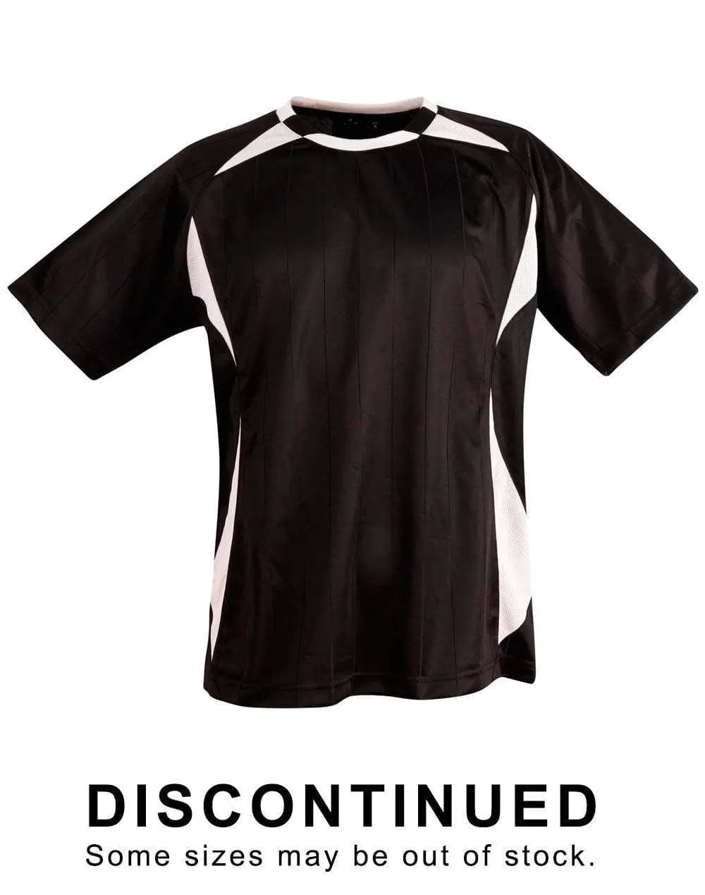 Shoot Soccer Tee Adult Ts85 Casual Wear Winning Spirit Black/White S