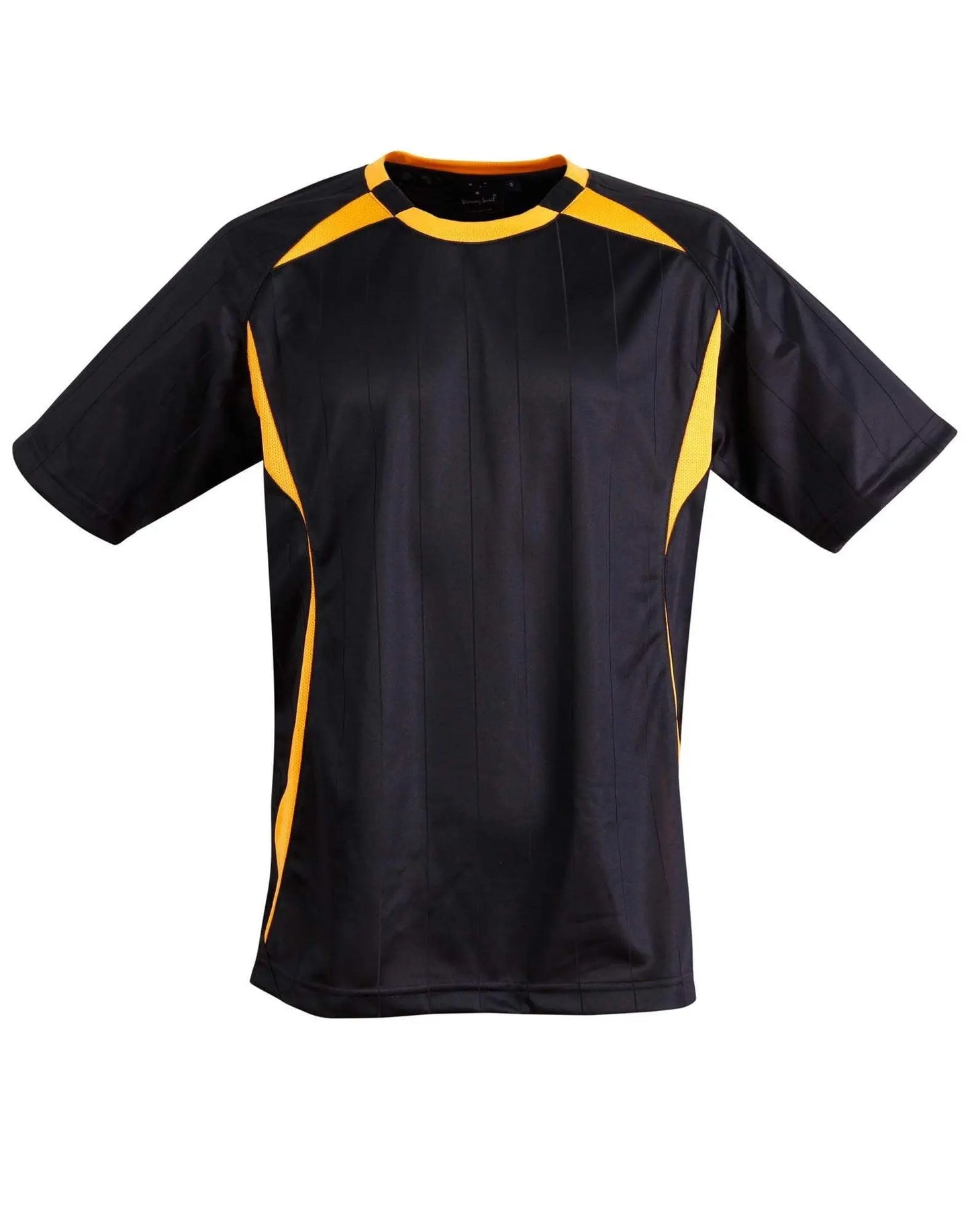 Shoot Soccer Tee Adult Ts85 Casual Wear Winning Spirit Navy/Gold S