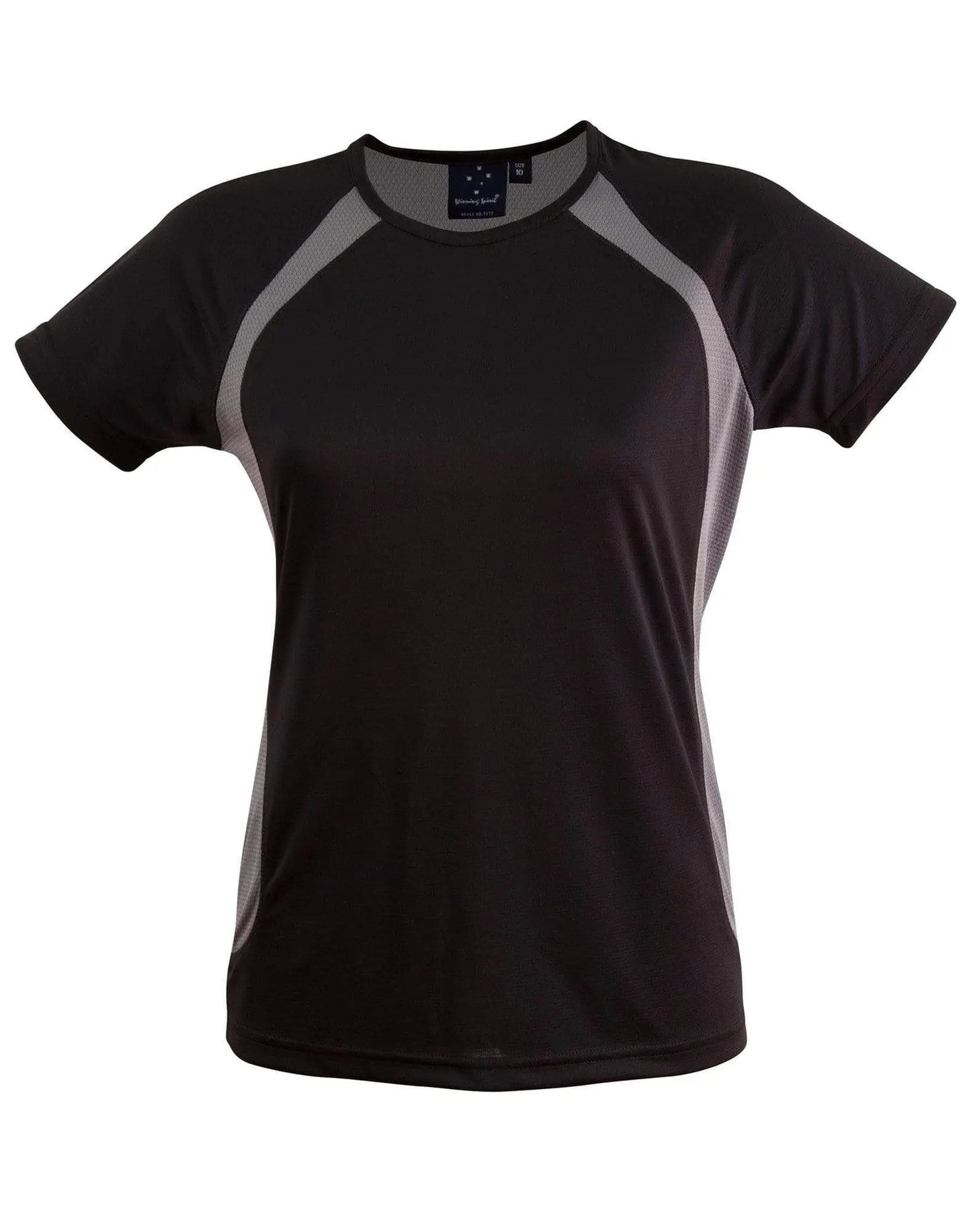 Sprint Tee Shirt Ladies Ts72 Casual Wear Winning Spirit Black/Ash 6