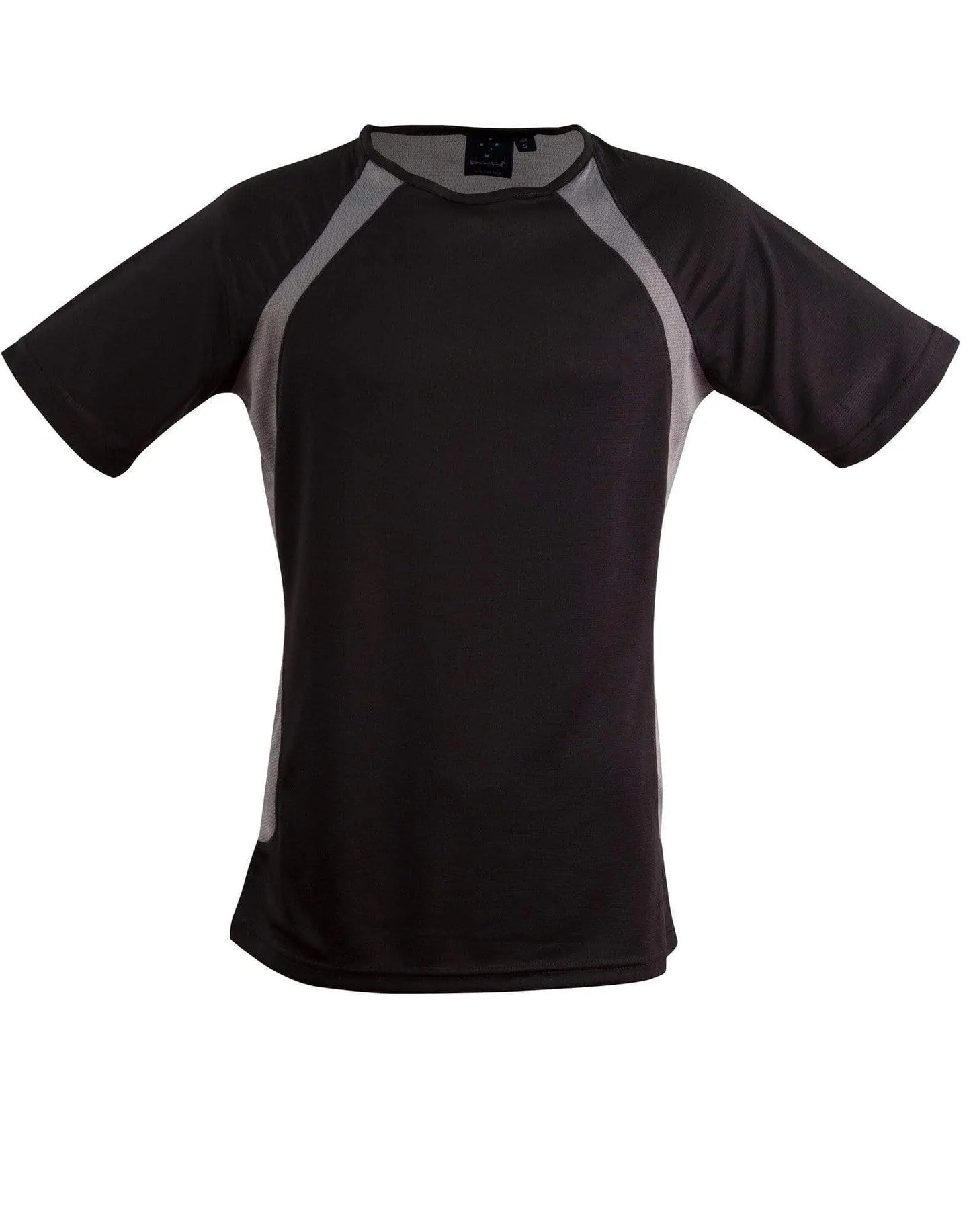 Sprint Tee Shirt Men's Ts71 Casual Wear Winning Spirit Black/Ash S