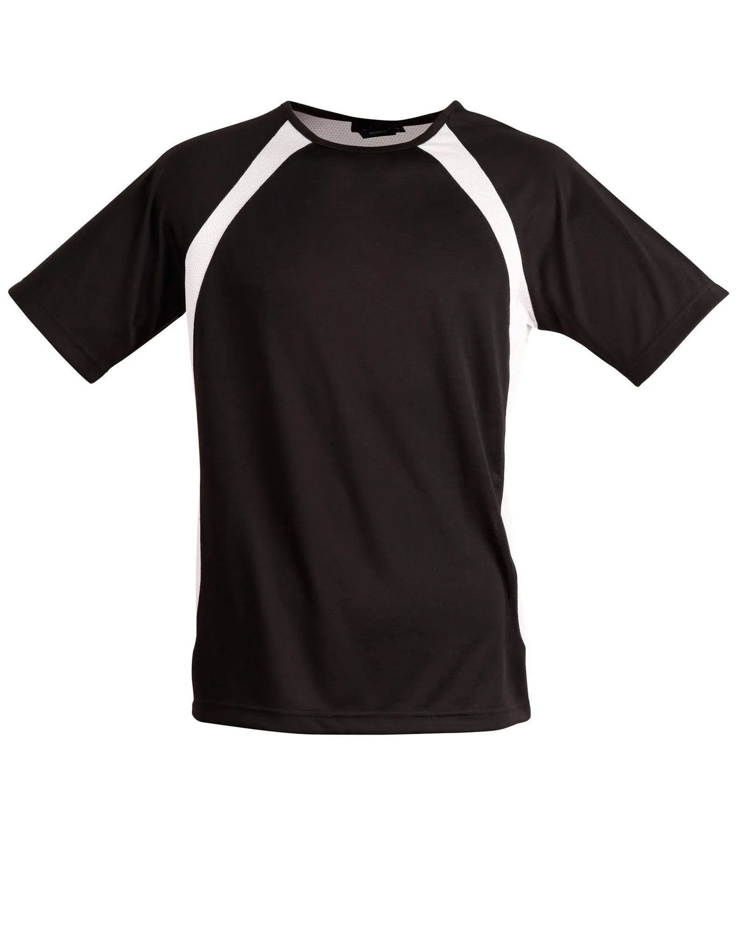 Sprint Tee Shirt Men's Ts71 Casual Wear Winning Spirit Black/White S