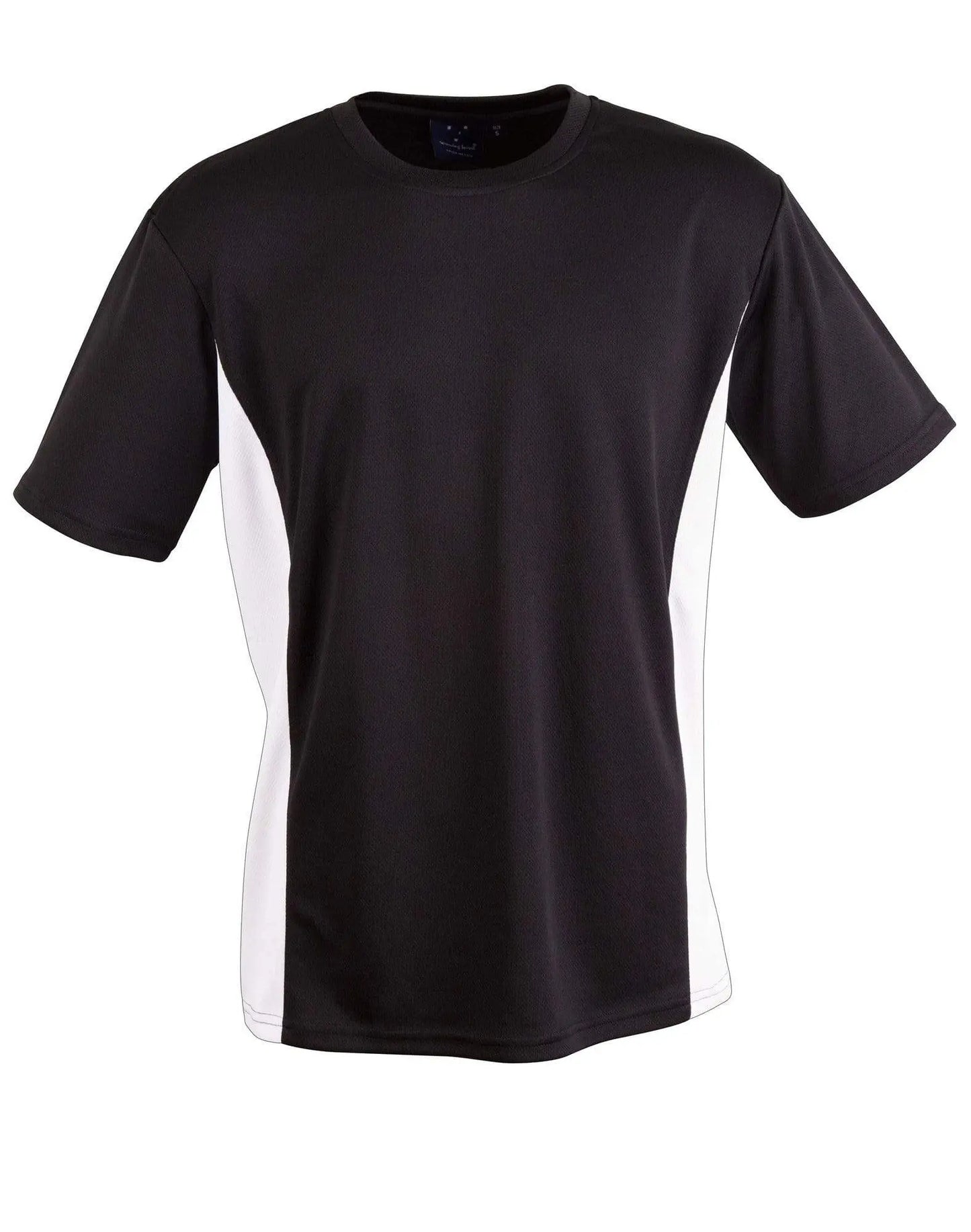 Teammate Tee Kids Ts12k Casual Wear Winning Spirit Black/White 6K