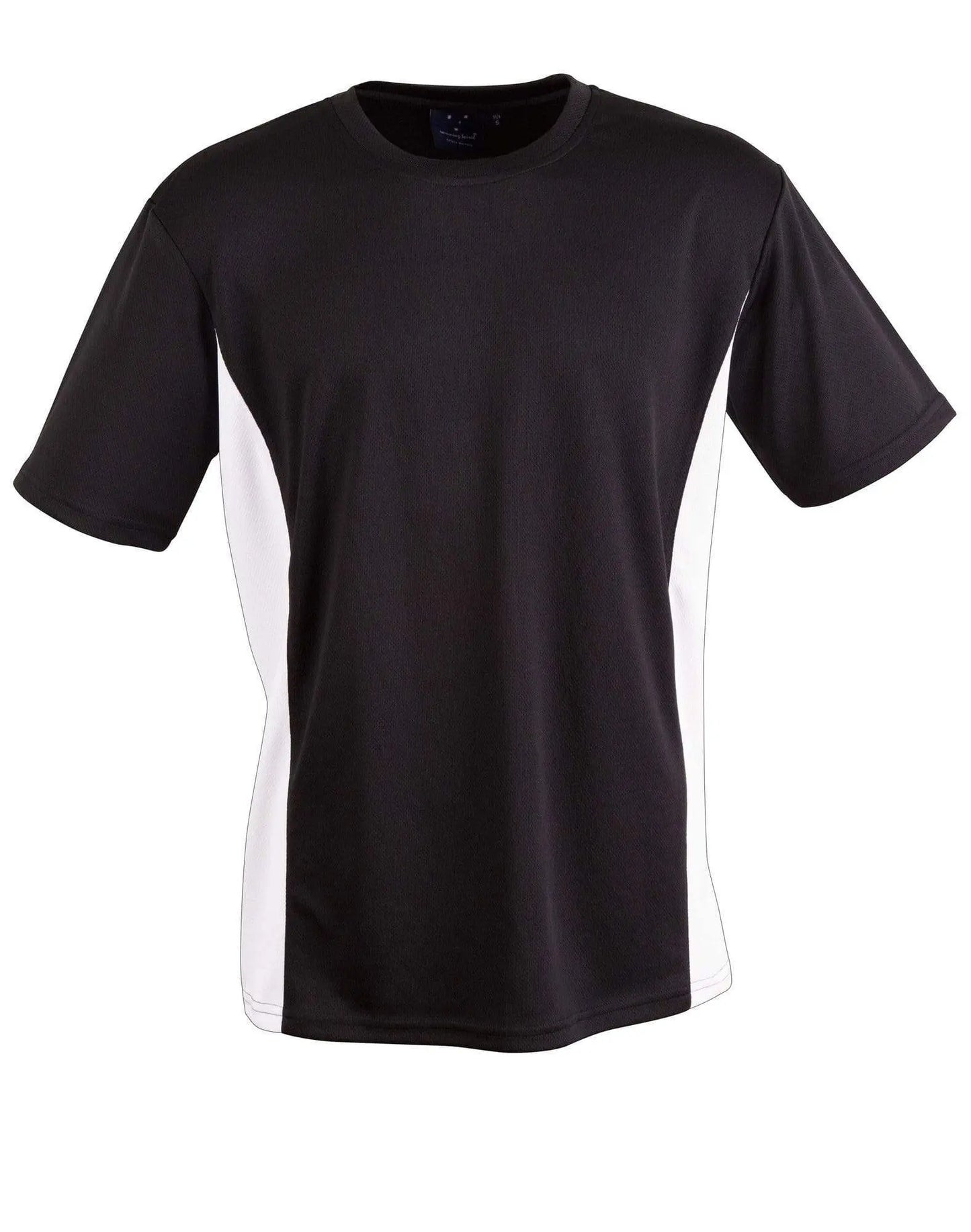 Teammate Tee Unisex Ts12 Casual Wear Winning Spirit Black/White 2XS