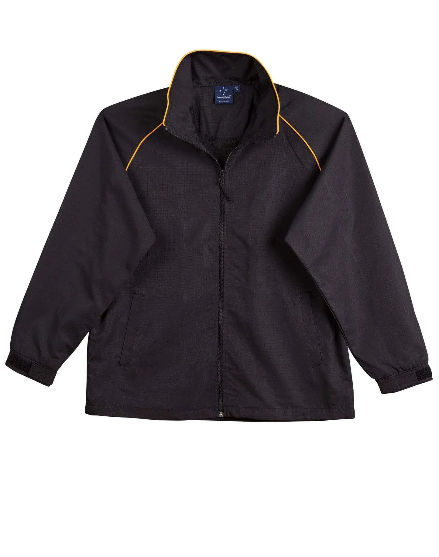 Winning Spirit Champion's Track Top Kids' Jk21k Casual Wear Winning Spirit Black/Gold 4K