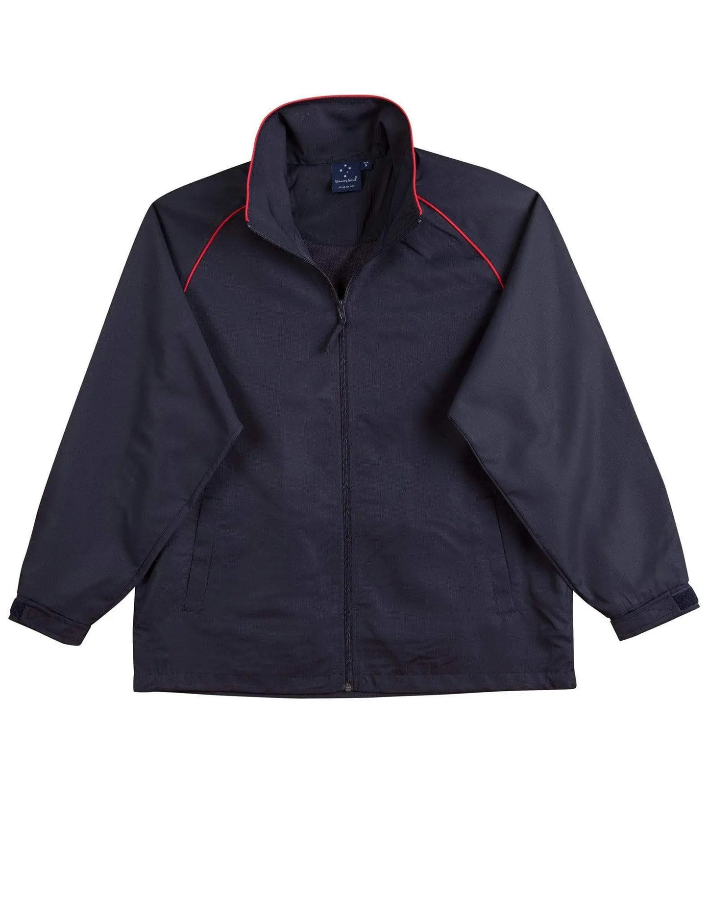 Winning Spirit Champion's Track Top Kids' Jk21k Casual Wear Winning Spirit Navy/Red 4K