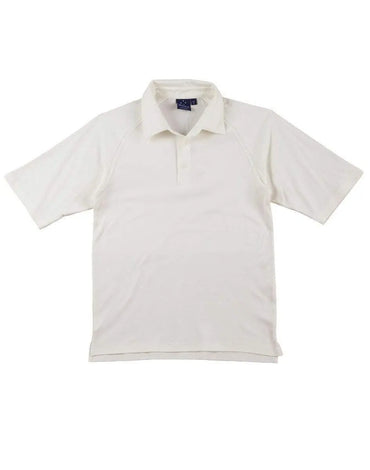 WINNING SPIRIT CRICKET POLO Short Sleeve Men's PS29 Casual Wear Winning Spirit Cream XS