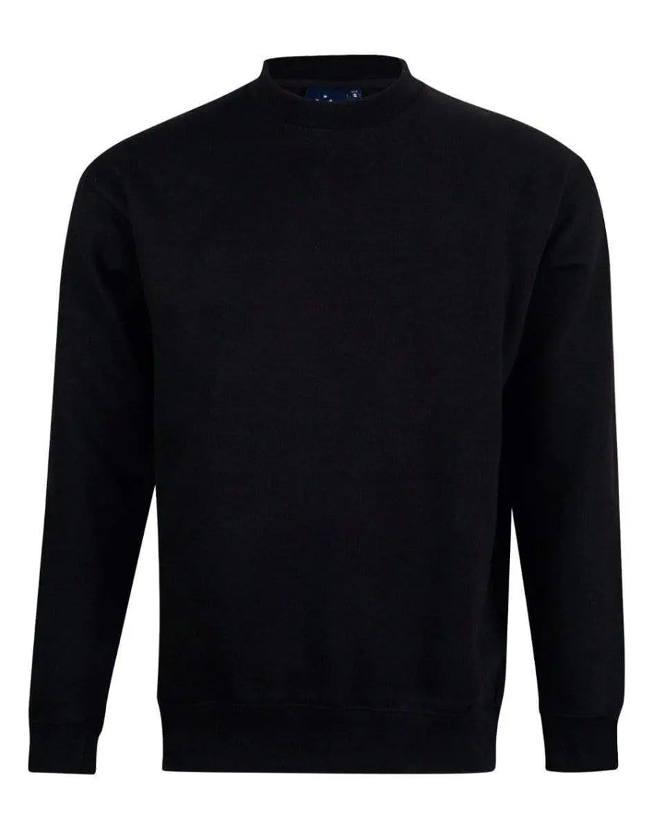 Winning Spirit Eagle Top Fleece Sweat- Unisex Fl01 Casual Wear Winning Spirit Black S