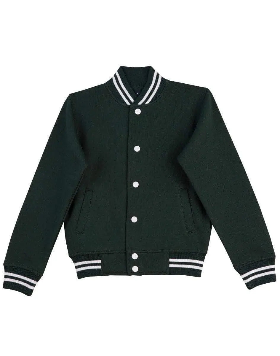 WINNING SPIRIT FLEECE LETTERMAN Kids' FL11K Casual Wear Winning Spirit Bottle/White 6K