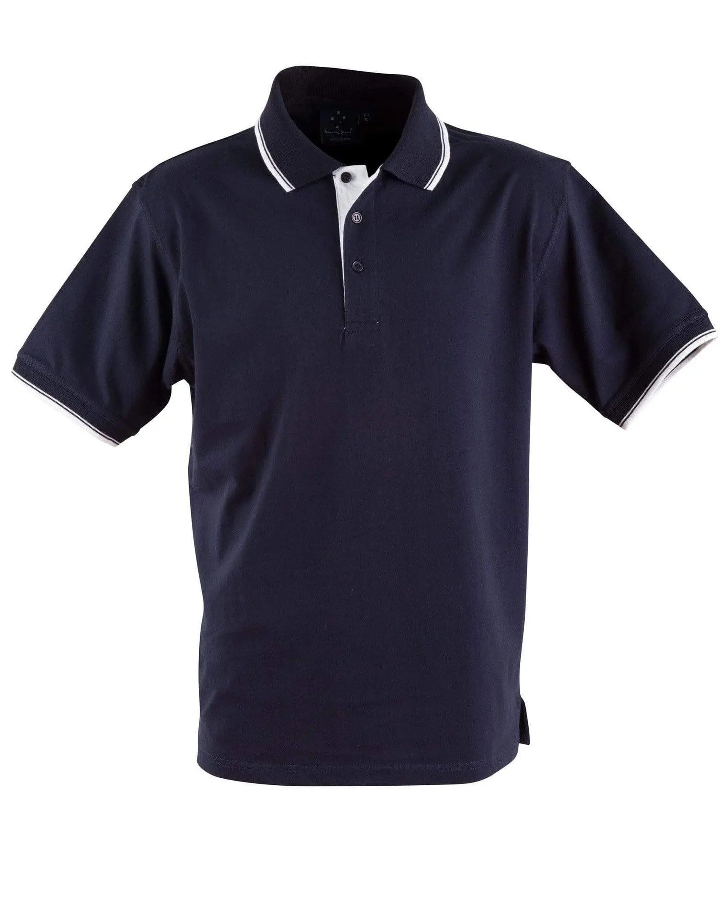 Winning Spirit Macquarie Polo Unisex Ps05 Casual Wear Winning Spirit Navy/White XS