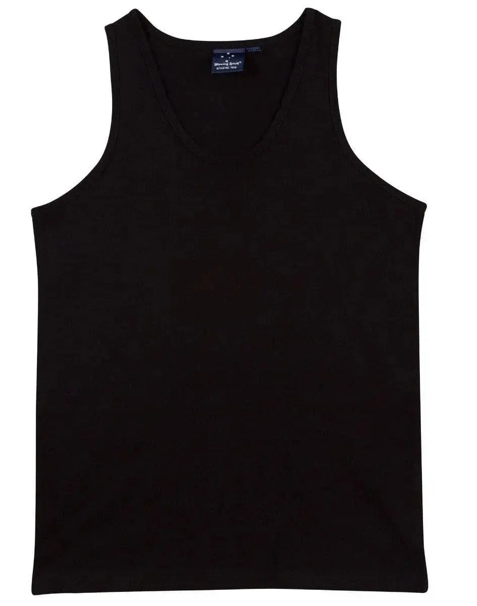 Winning Spirit Men's Trainer's Cotton Singlet Ts18 Metro Workwear.