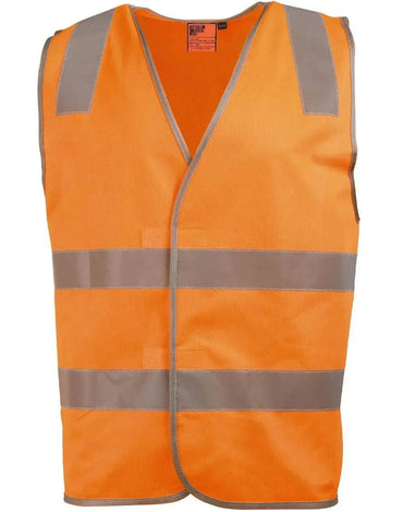 Winning Spirit safety vest with shoulder tapes SW43 Metro Workwear.