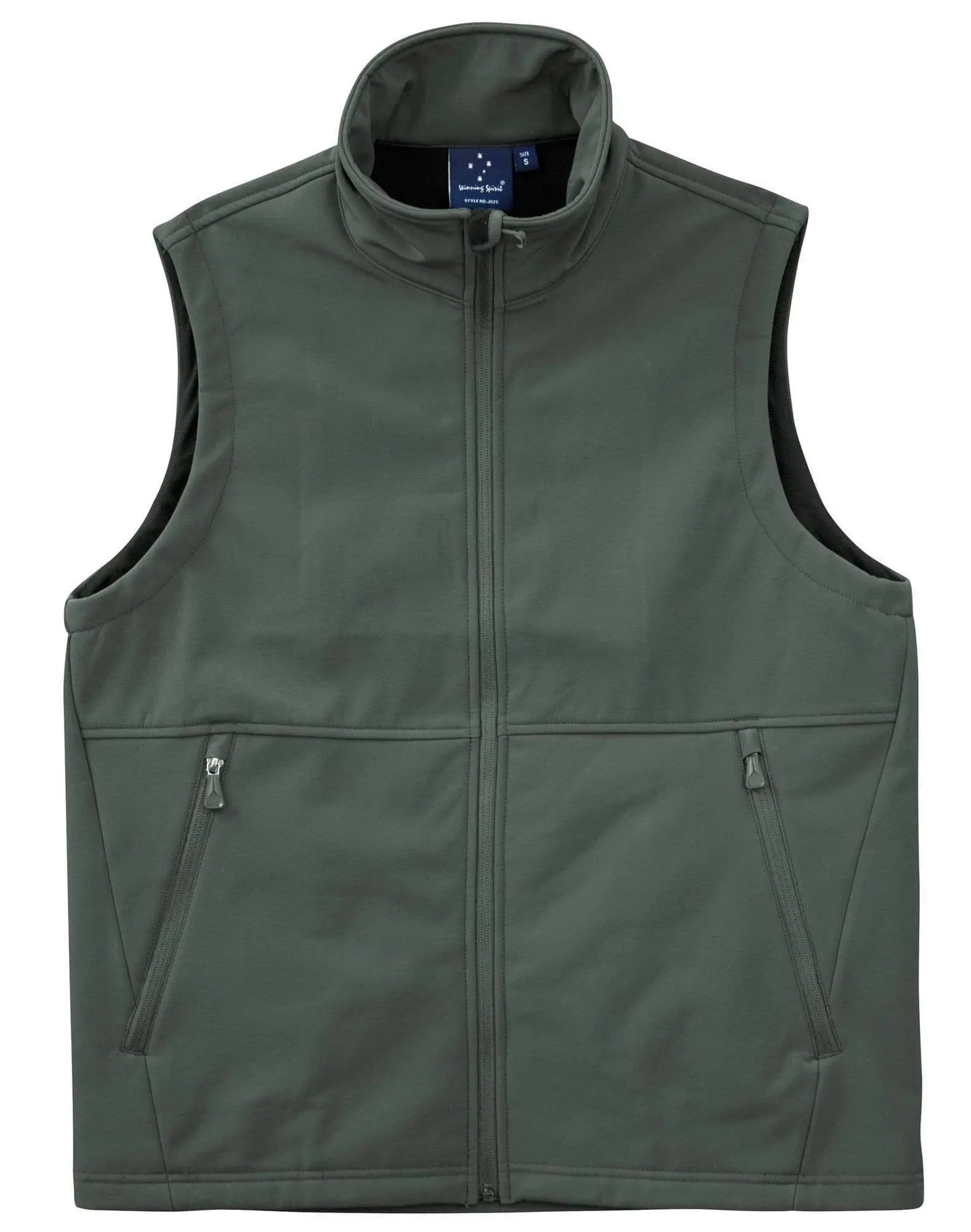 WINNING SPIRIT Softshell Vest Men's JK25 Casual Wear Winning Spirit Charcoal S