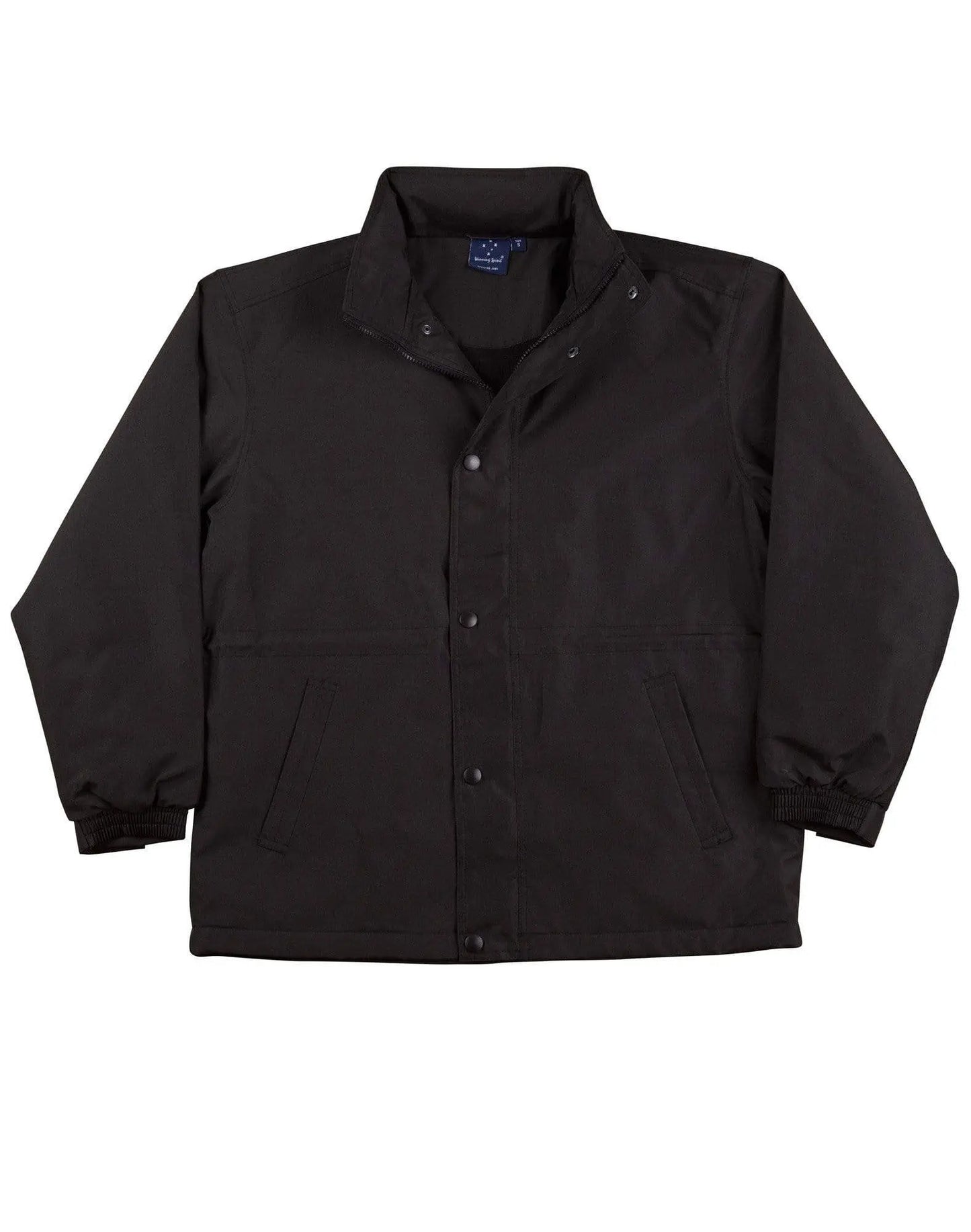 WINNING SPIRIT STADIUM JACKET Unisex JK01 Casual Wear Winning Spirit Black/Black XS