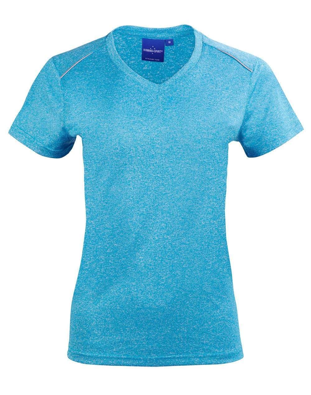 Winning Spirit TS46 HARLAND TEE Women Casual Wear Winning Spirit CYAN 6
